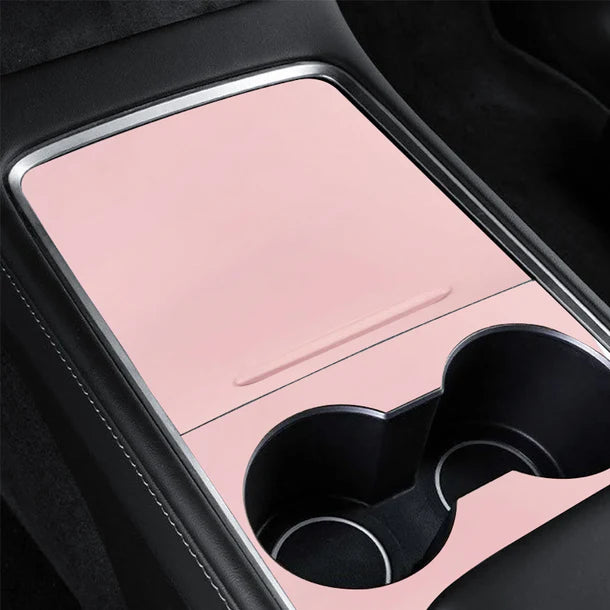 ABS Center Console Cover Trim Wrap for Tesla Model 3 (2020–2024) & Model Y (2020–2024) Interior Protection