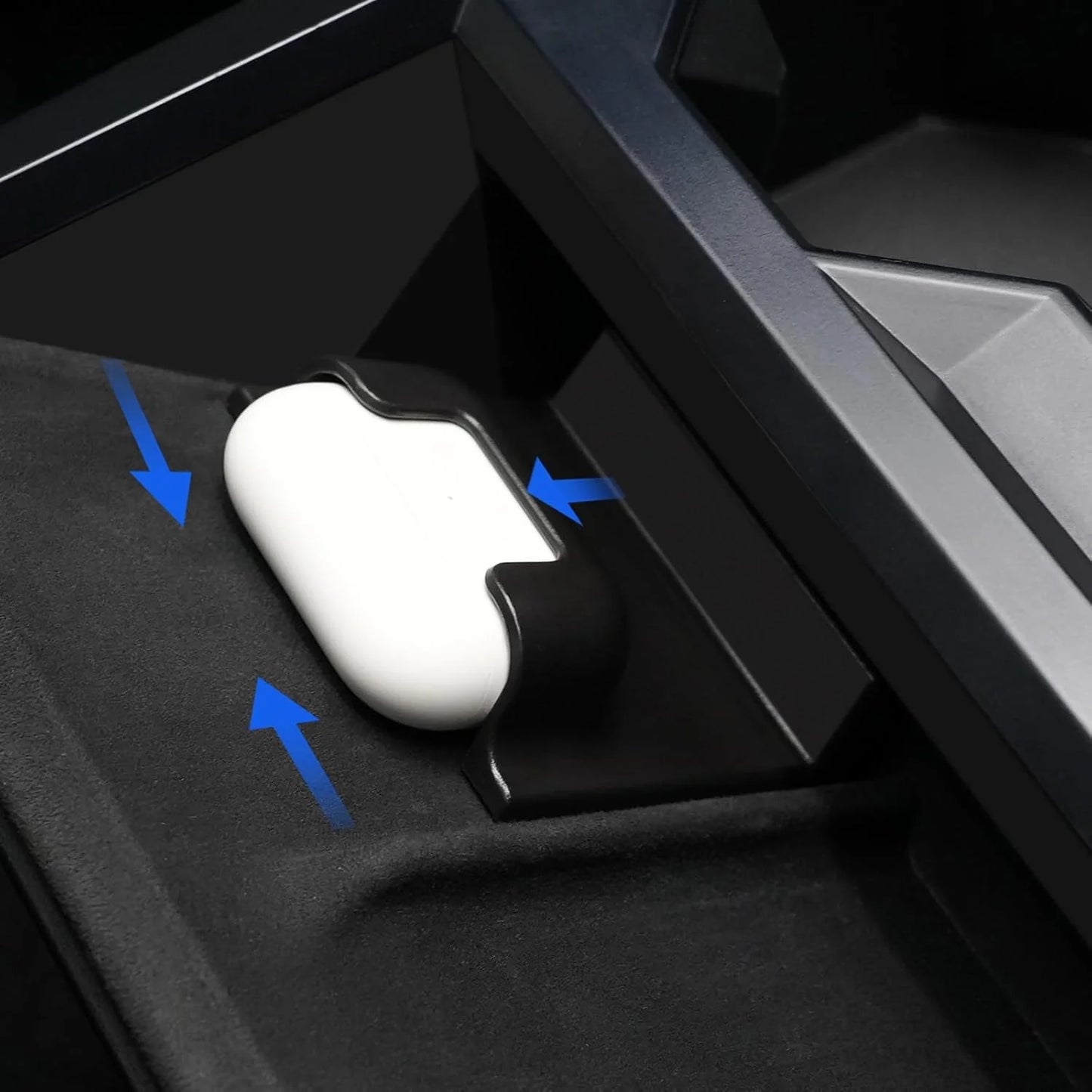 Tesla Cybertruck AirPods Pro Wireless Charger Holder – Secure In-Car Charging Mount, Custom Fit Holder for AirPods Pro with Wireless Charging Case