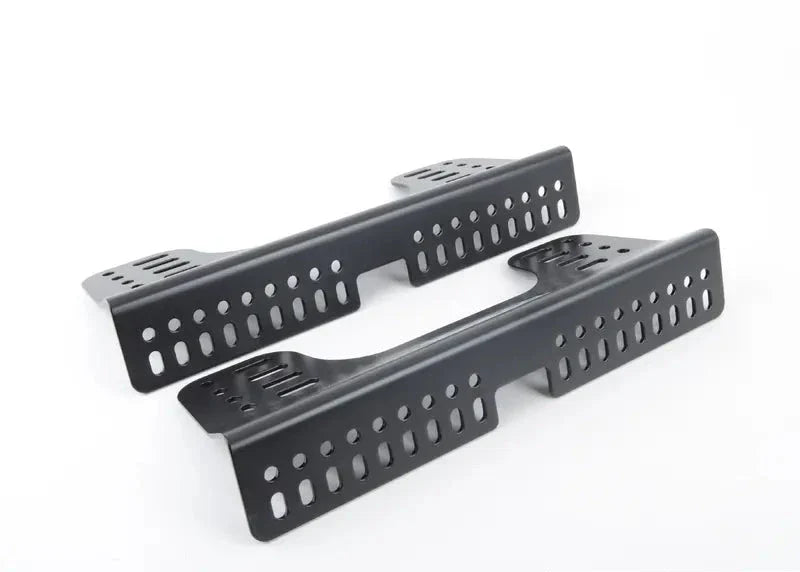 Sparco Steel Side Mounts for Competition Seats – Powder Coated Black, Adjustable Side Mount Brackets for EVs