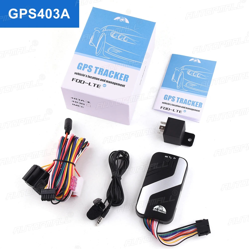 4G LTE GPS, GPS tracker for vehicle tracking, monitoring, and management with features like voice monitor, cut off fuel alarm, and door open alarm.