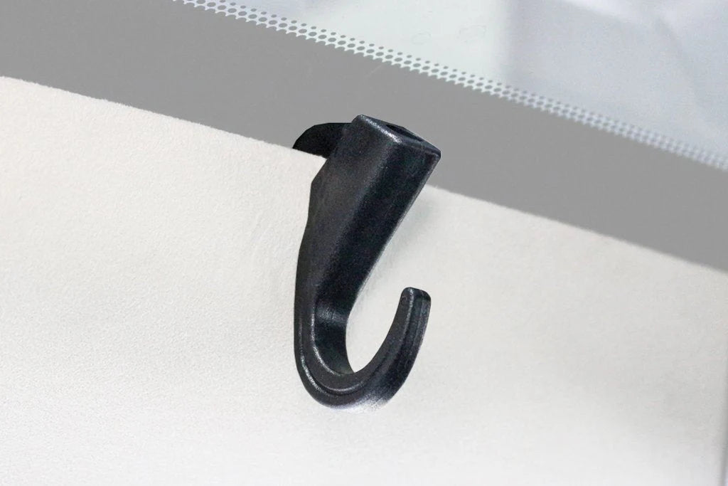 HookUp Coat Hooks for Tesla Model S – Easy Install, No Drilling, Panoramic & All Glass Roof Compatible