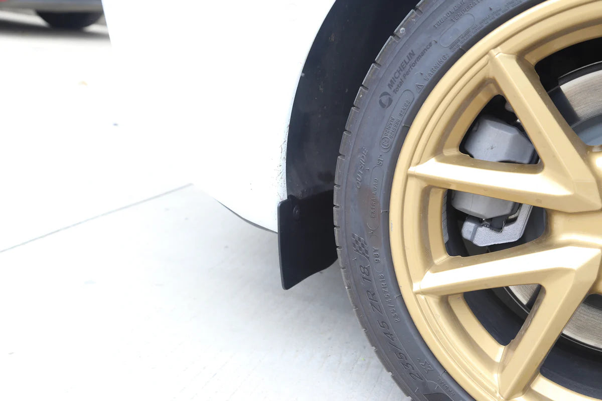 Mini Mud Flaps Splash Guards for Tesla Model 3 & Model Y (No-Drill, ABS, Set of 4)