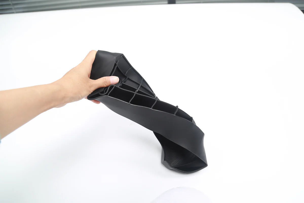 Dashboard Silicone Storage Organizer Behind Display for Tesla Cybertruck (2-Compartment OEM Fit Tray)