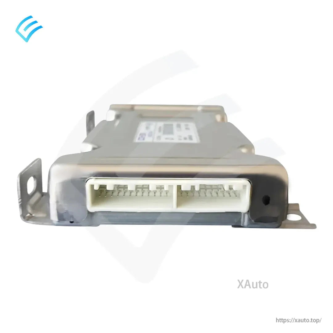 Opposite end view of BMU with white dual connector ports and metal mounting ears