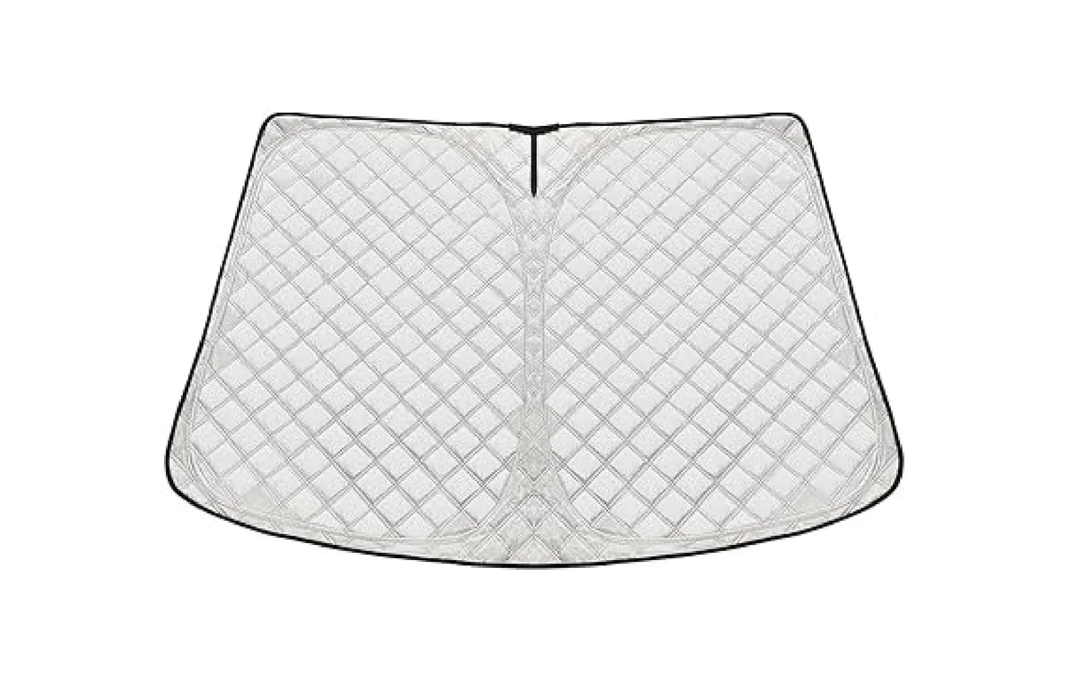 Front Foldable Windshield Sunshade for Tesla Model 3 (2017–2024) | Heat & UV Blocking, Custom Fit, 4-Layer Insulation