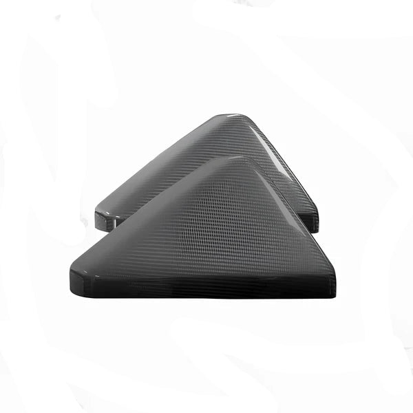 Real Dry Carbon Fiber Side View Mirror Caps for Tesla Cybertruck (2024–2026) – 2x2 Twill Weave Exterior Mirror Covers, Gloss or Matte Finish, Left & Right 2PCS