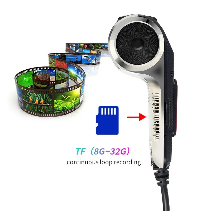 Car Dash Cam records high-definition video in 1080P, with a wide-angle lens of 170 degrees. Suitable for Android devices and auto recorders.