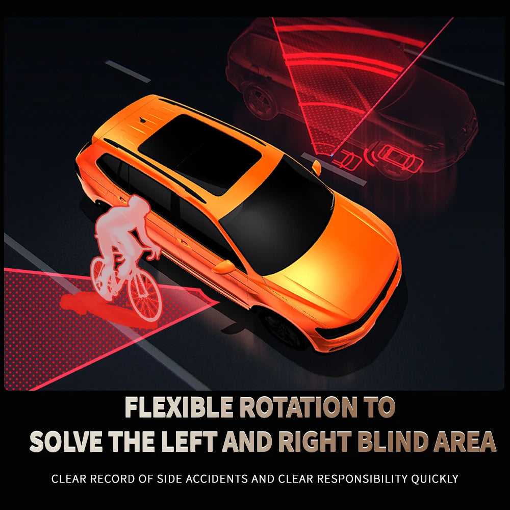 Flexible rotation to solve left and right blind areas, clear record of side accidents and clear responsibility quickly.