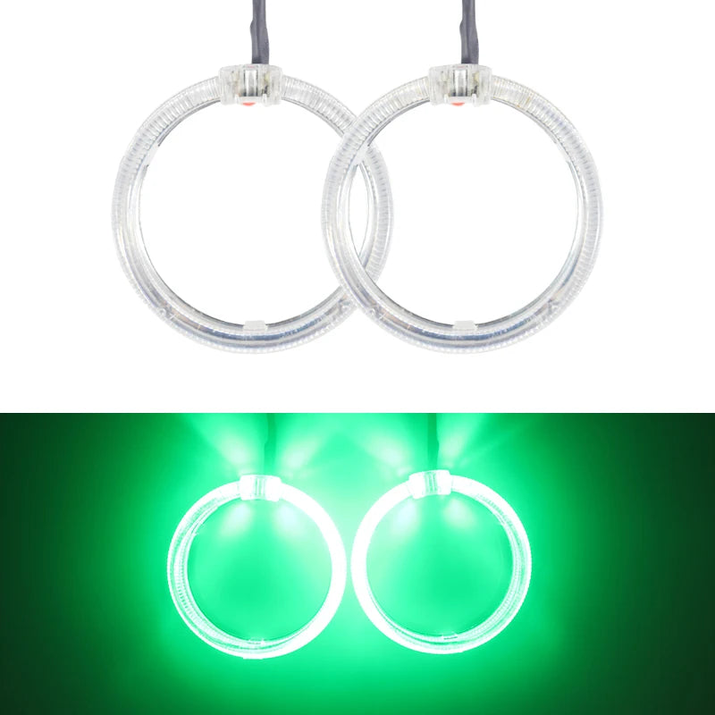 2pcs Newest Angel Eyes 100mm 80mm 60mm Symphony Halo Ring DRL Headlight for Car Motorcycle Daytime Running Lamp Fog Light 9-30V