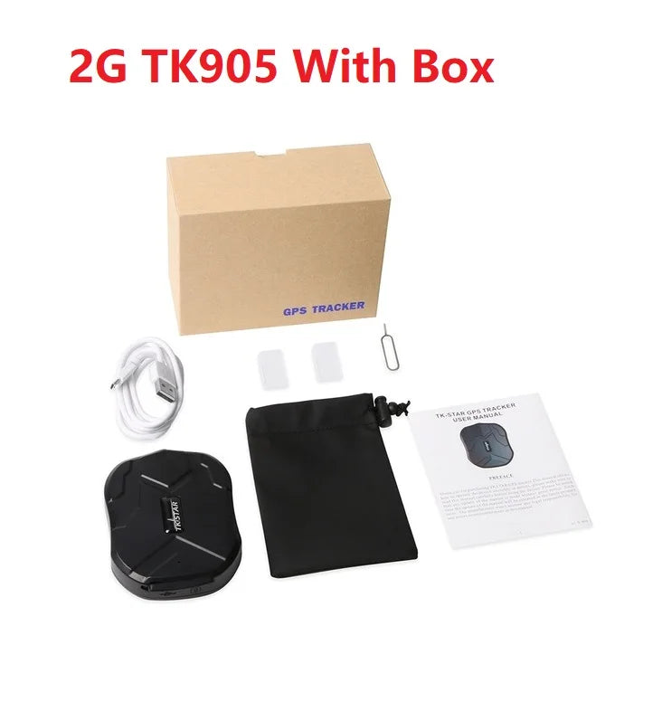 GPS Tracker Car TKSTAR TK905 5000mAh 90 Days Standby 2G Vehicle Tracker GPS Locator Waterproof Magnet Voice Monitor Free Web APP