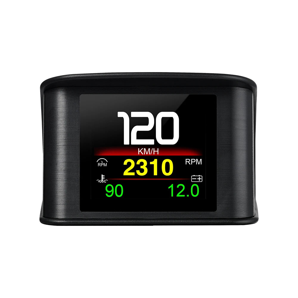 HUD OBD2+GPS On-board Computer Head up Display Car tachometer Turbo Oil Pressure Water Temp GPS Speedometer For Gasoline Car