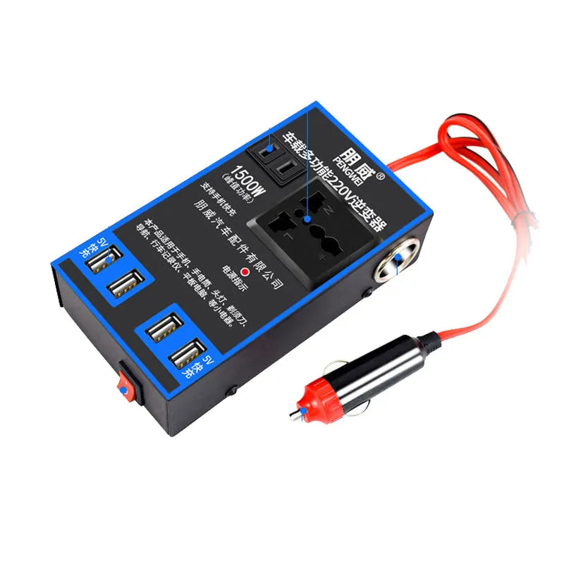 TIMOTRAS Car Mounted Inverter 12v24v to 220v Car Phone USB Charging Truck Household Socket