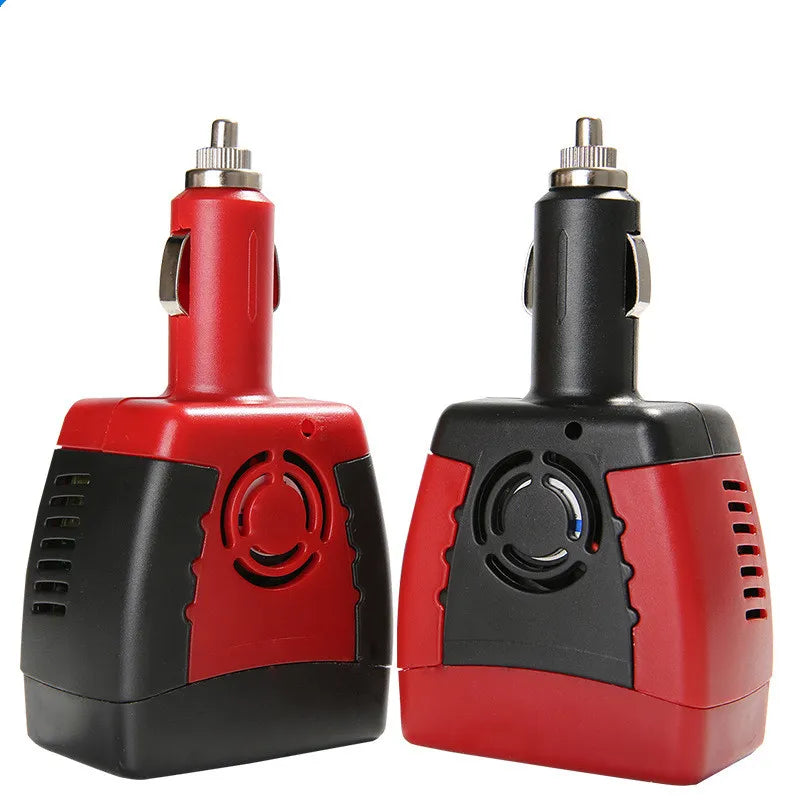 thumbnail image 2 of 75W 12V DC To 110/220V AC Car Power Inverter With USB 5V Charger Port 2 of 4