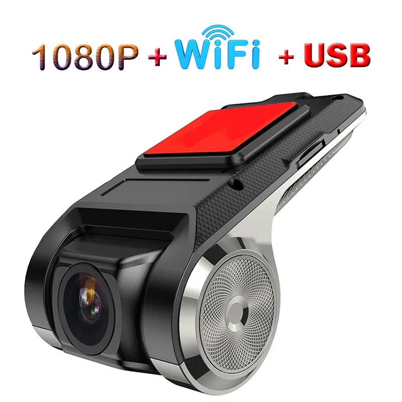 Car Dash Cam USB HD 1080P 170 Degree Wide Angle Car Camera Recorder Front  ADAS Dashcam Android DVR Auto Recorder Night Version