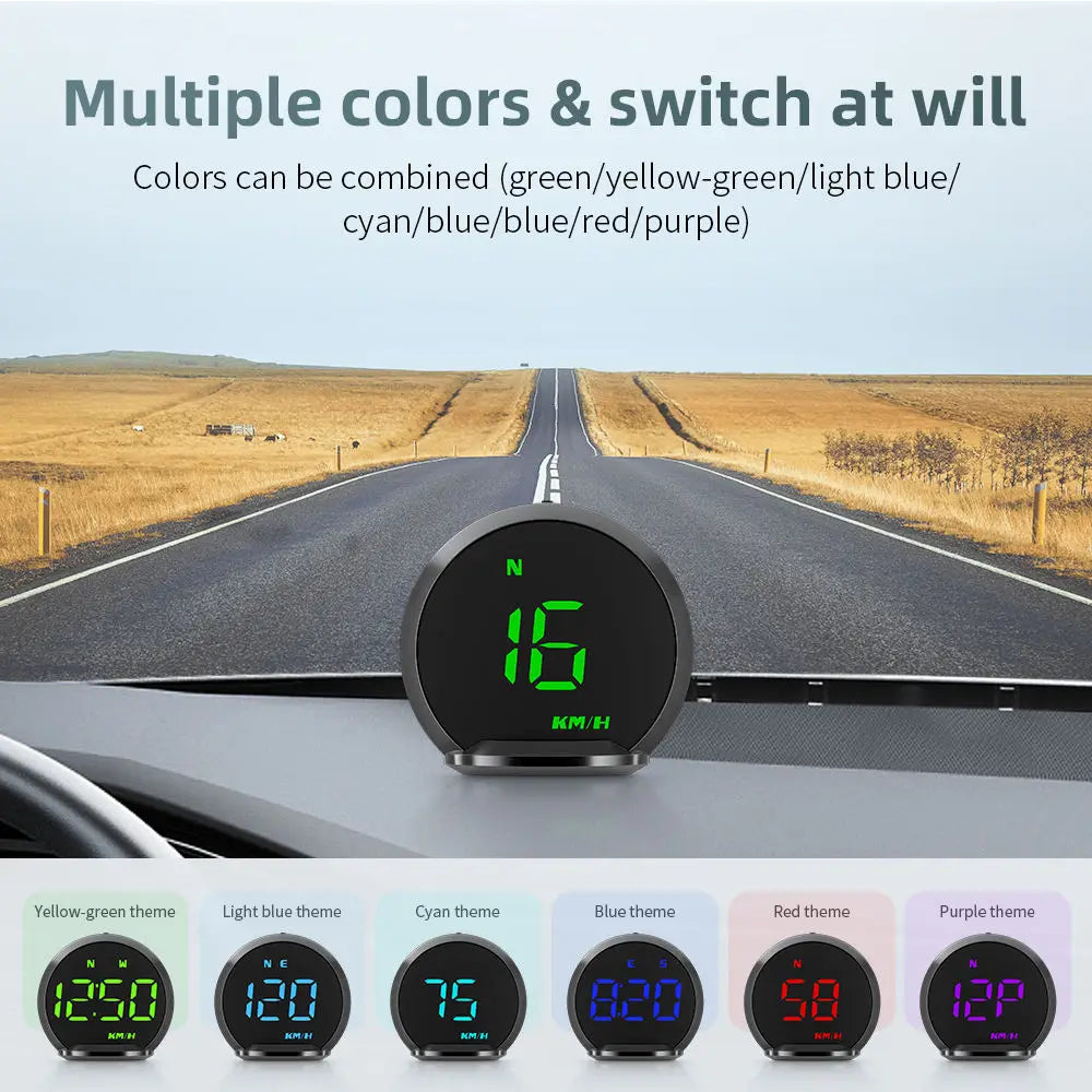Introducing a digital GPS speedometer with alerts for safe and comfortable driving.