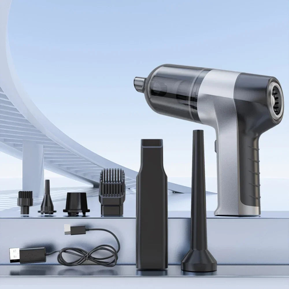 Car Vacuum Cleaner 150000PA Portable Handheld Cleaner for Home Appliance Powerful Cleaning Machine Car Cleaner for Keyboard