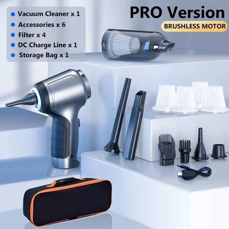 15000Pa Wireless Car Vacuum Cleaner Strong Suction Handheld Auto Vacuum Home & Car Dual Use Mini Vacuum Cleaner Home Appliance