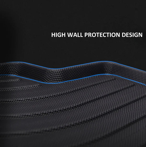2020–2024 Tesla Model Y All-Weather Cargo Mats Full Set | Custom Fit TPE Trunk Liner, Waterproof & Non-Slip Protection