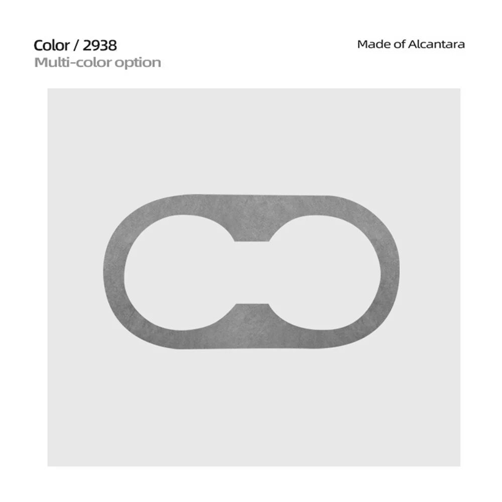 Premium Alcantara Cup Holder Cover for 2025+ Tesla Model Y Juniper Interior – Custom Fit Center Console Cup Holder Trim Protector, Soft Suede Luxury Upgrade Accessory