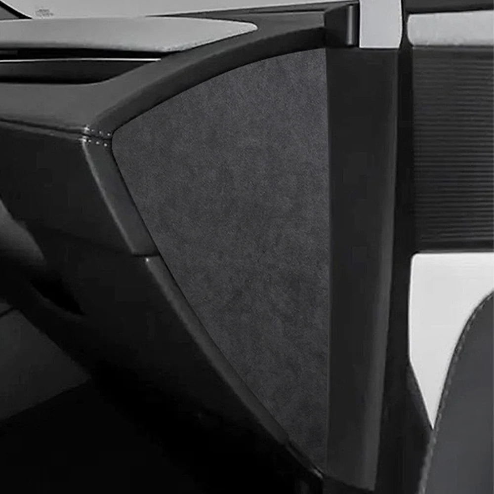 2025+ Tesla Model Y Juniper Alcantara Dashboard Side Panel Covers – Premium Interior Trim Upgrade for Tesla Model Y Juniper (2025.03+)