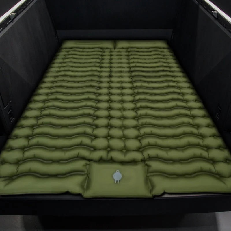 Custom-Fit Camping Mattress for Tesla Cybertruck 2024+ | Foldable Memory Foam Truck Bed Mattress for Overlanding & Road Trips