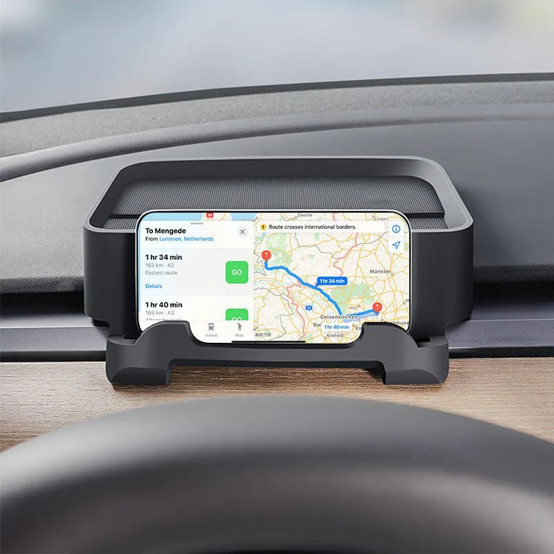 Dashboard Concealed Storage Tray for Tesla Model 3 Highland & Model Y – Hidden Organizer Behind Center Screen
