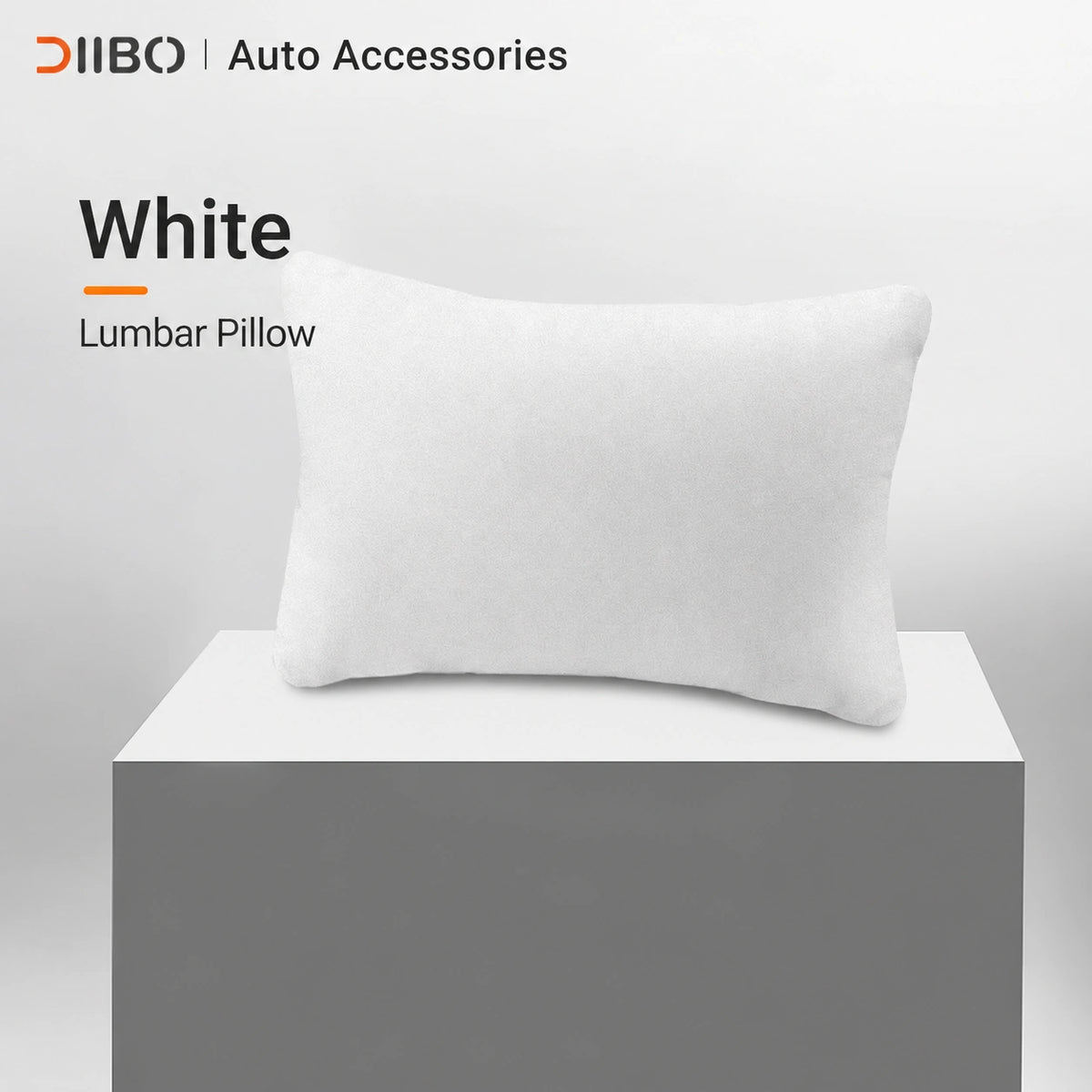 Dibo Tesla accessory - White; 1 Lumbar Pillow. Preserve product count exactly and do NOT add medical claims.