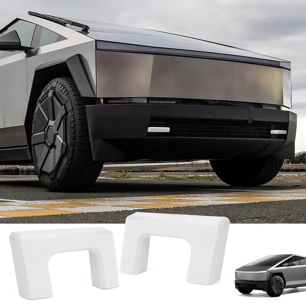 Front Tow Hook Covers for Tesla Cybertruck 2024-On (2PCS) | Custom-Fit TPU Protective Caps | Impact-Resistant | Easy Snap-On Installation