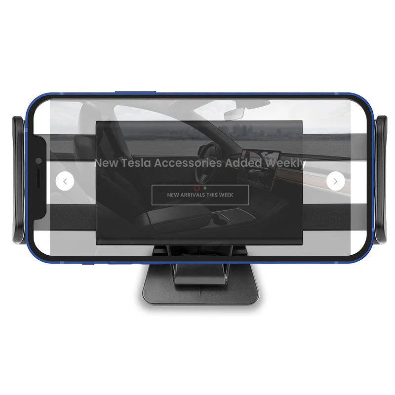 Tesla Model 3/Y Headrest Tablet & Phone Mount – 360° Adjustable Rear Seat Holder | Tesery