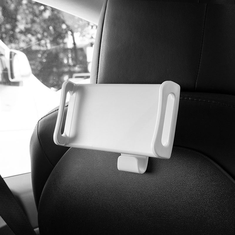 Tesla Model 3/Y Headrest Tablet & Phone Mount – 360° Adjustable Rear Seat Holder | Tesery