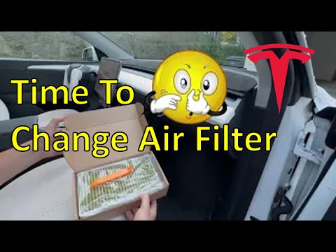 HEPA Activated Carbon Cabin Air Filter for Tesla Model Y & Model 3 (2017β2025) β 6-Layer High-Efficiency Replacement Filter (2 PCS)