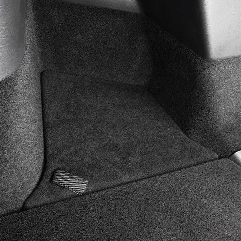 Left Side Trunk Organizer for Tesla Model 3 (2017–2023) – OEM-Fit TPE Storage Box with Flocked Cover