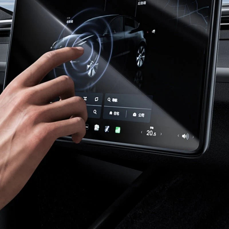 All-in-One Screen & Bezel Protector for Tesla Model 3 & Model Y | Integrated Case + Tempered Glass, Anti-Scratch, Fingerprint Resistant