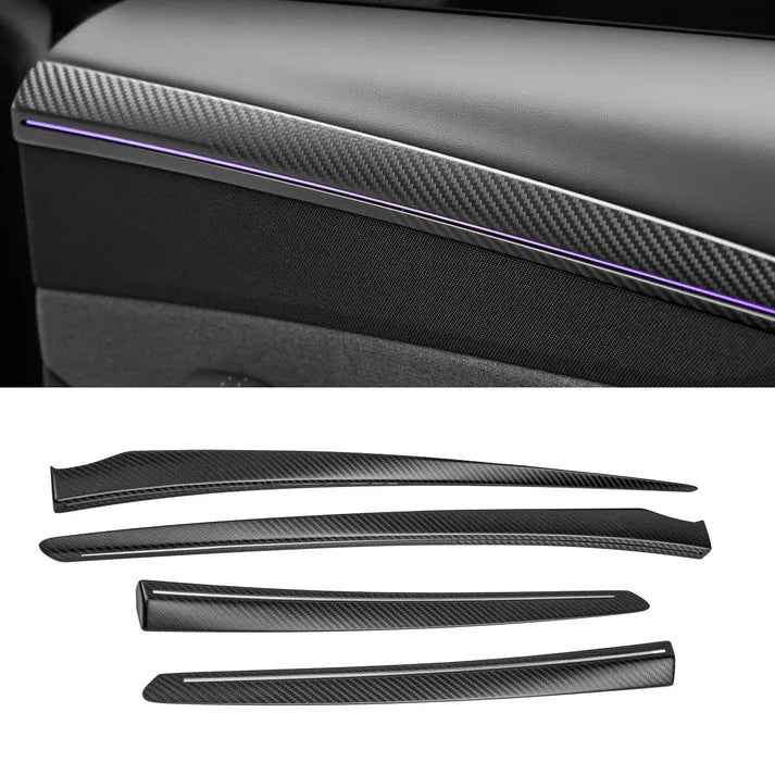 Dry Carbon Fiber Dashboard Cover for Tesla Model Y Juniper (2025+) – OEM-Fit Carbon Interior Trim Upgrade