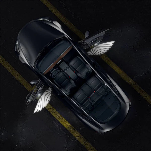 Angel Wings LED Door Welcome Lights for Tesla Model 3/Y/S/X – Custom Projection Entry Lights by X-Auto