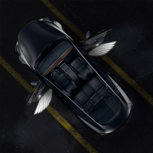 Angel Wings LED Door Welcome Lights for Tesla Model 3/Y/S/X – Custom Projection Entry Lights by X-Auto