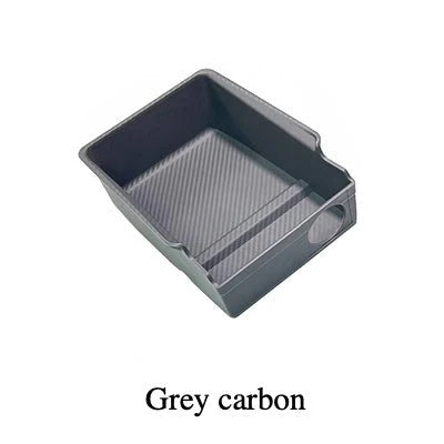 Armrest Charging Storage Box Organizer for Tesla Model 3 (2021-2023.10) & Model Y (2020-Present) – Hidden Console Tray with Dual-Layer Design