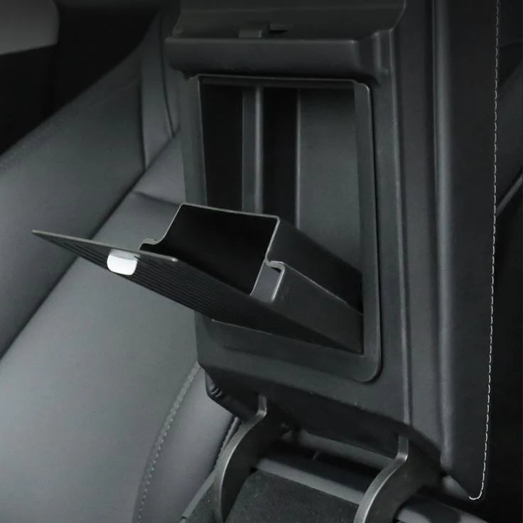 X-Auto Armrest Hidden Storage Box for Tesla Model 3 & Model Y – Concealed Console Organizer, Privacy Compartment, ABS Material, Easy Installation