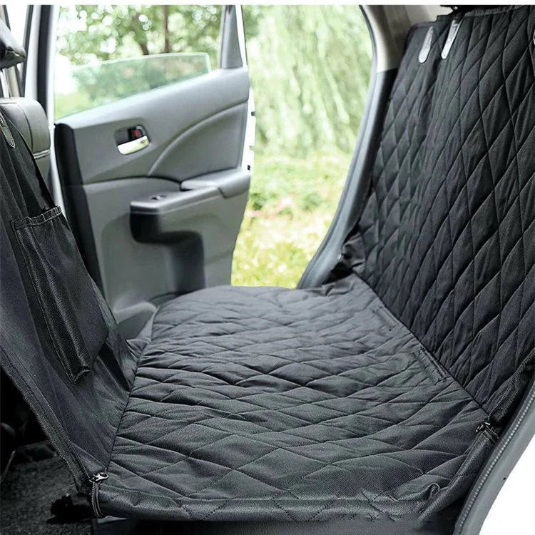 X-Auto Waterproof Back Seat Pet Cover for Tesla Model 3/Y/S/X/Cybertruck – 600D Oxford Dog Seat Protector with Side Flaps, Non-Slip Base & Easy-Clean Design