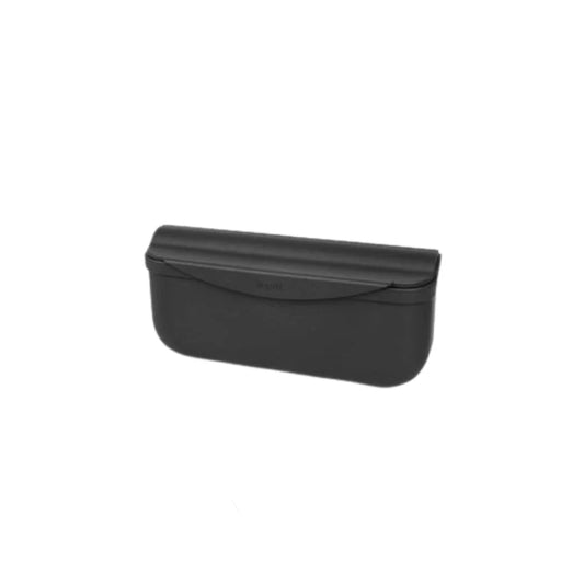 Backseat Silicone Storage Box for Tesla Model 3 & Model Y – Multifunctional Flocked Organizer with Secure Velcro Design