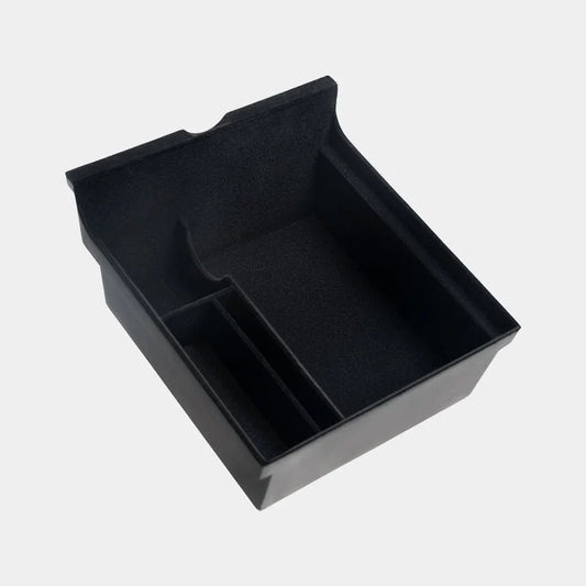 X-Auto Center Console Organizer Storage Box for Tesla Model 3 & Model Y (2021–2023) – Sliding Dual-Layer Design, Flocking or Rubber Material, Anti-Slip & Easy Installation