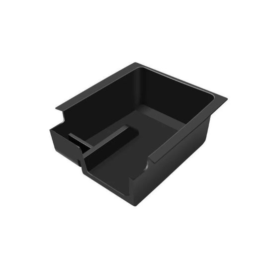 Center Console Storage Organizer Tray for Tesla Model 3 (2021–2023.10) & Model Y (2020–Present), Sliding ABS Flocking Insert Compartment