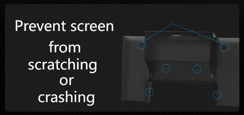 Center Console Tissue Box with Phone Holder for Tesla Model 3 / Model Y (2017–2025)