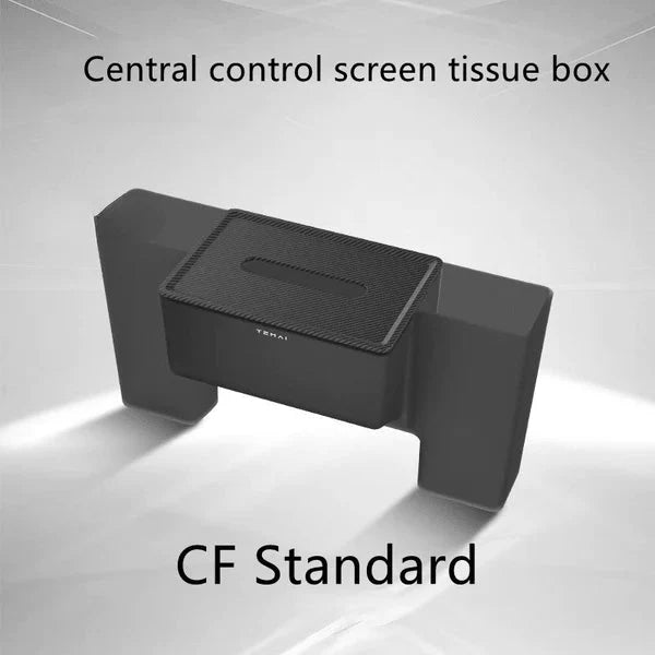 Center Console Tissue Box with Phone Holder for Tesla Model 3 / Model Y (2017–2025)