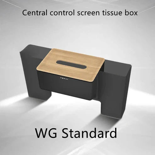 Center Console Tissue Box with Phone Holder for Tesla Model 3 / Model Y (2017–2025)