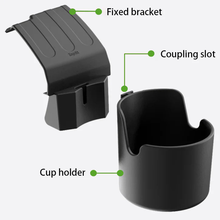 X-Auto Dashboard Cup Holder Organizer for Tesla Model 3 & Model Y (2017–2025) – Custom-Fit Drink and Storage Holder, Easy Installation