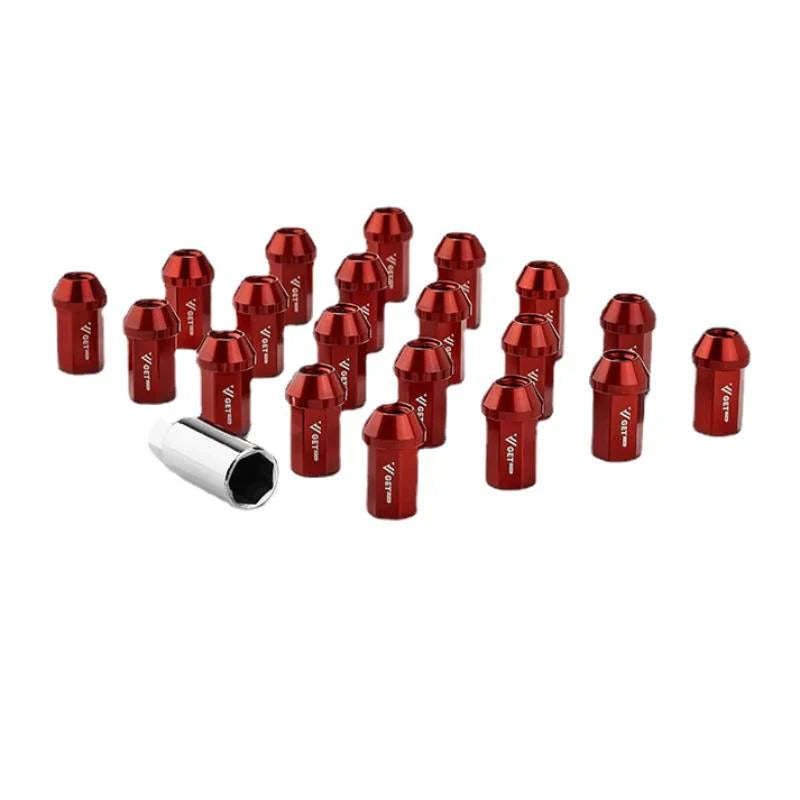 Forged Aluminum Lug Nuts for Tesla Model 3/Y (2017–Present) – 7075-T6 Alloy, Anti-Theft, Rust-Resistant Wheel Nuts – 8 Color Options