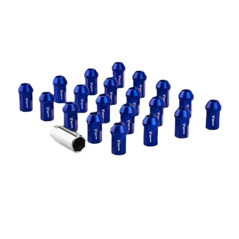 Forged Aluminum Lug Nuts for Tesla Model 3/Y (2017–Present) – 7075-T6 Alloy, Anti-Theft, Rust-Resistant Wheel Nuts – 8 Color Options