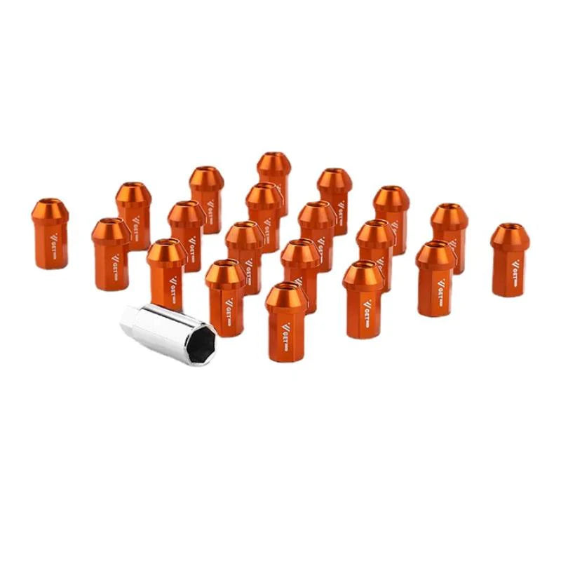 Forged Aluminum Lug Nuts for Tesla Model 3/Y (2017–Present) – 7075-T6 Alloy, Anti-Theft, Rust-Resistant Wheel Nuts – 8 Color Options