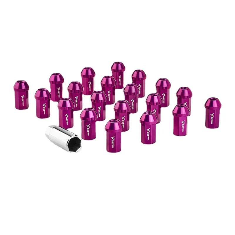 Forged Aluminum Lug Nuts for Tesla Model 3/Y (2017–Present) – 7075-T6 Alloy, Anti-Theft, Rust-Resistant Wheel Nuts – 8 Color Options